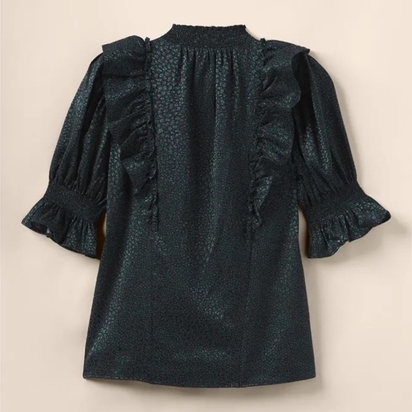 🆕 Matilda Jane Good Hart GH Ruffle It Up Dot Print Puff Sleeve Blouse - Picture 3 of 8